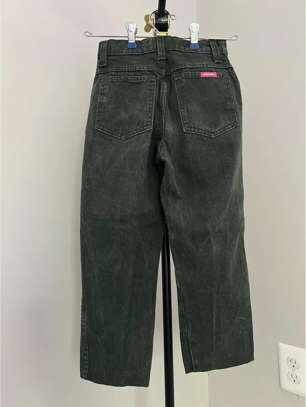 Vintage Bonjour Dark Hunter Green Boys Denim Jeans